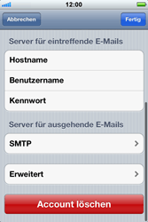 Apple iPhone 3GS - E-Mail - Konto einrichten - 0 / 0