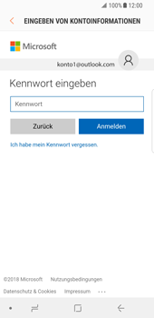 Samsung Galaxy S8 - E-Mail - Konto einrichten (outlook) - 8 / 14
