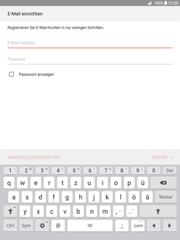 Samsung Galaxy Tab A 9.7 - E-Mail - Konto einrichten - 1 / 1