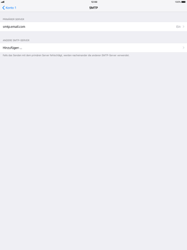 Apple iPad Pro 12.9 inch - E-Mail - Konto einrichten - 1 / 1