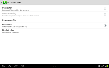 Samsung Galaxy Note 10-1 - Internet - Manuelle Konfiguration - 6 / 22