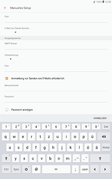 Samsung Galaxy Tab A 10.1 - E-Mail - Konto einrichten - 2 / 2
