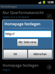 Samsung Galaxy Y - Internet - Apn-Einstellungen - 15 / 17