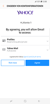 Samsung Galaxy S8 Plus - E-Mail - Konto einrichten (yahoo) - 9 / 12