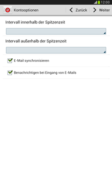 Samsung Galaxy Note 8-0 - E-Mail - Konto einrichten - 2 / 2
