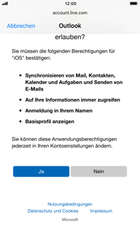 Apple iPhone 6s Plus - E-Mail - Konto einrichten (outlook) - 8 / 12