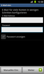 Samsung Galaxy Ace 2 - E-Mail - Konto einrichten - 2 / 2