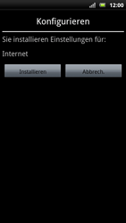 Sony Ericsson Xperia X10 - Internet - Automatische Konfiguration - 1 / 1