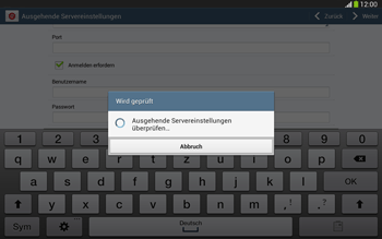 Samsung Galaxy Tab 3 10-1 LTE - E-Mail - Konto einrichten - 0 / 0