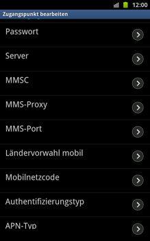 Samsung Galaxy Note - Internet - Manuelle Konfiguration - 11 / 21