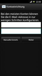 Sony Ericsson Xperia Ray mit OS 4 ICS - E-Mail - Konto einrichten - 2 / 2