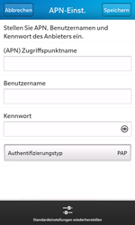 BlackBerry Z10 - Internet - Manuelle Konfiguration - 1 / 1