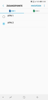 Samsung Galaxy A8 Plus (2018) - Internet - Apn-Einstellungen - 1 / 1