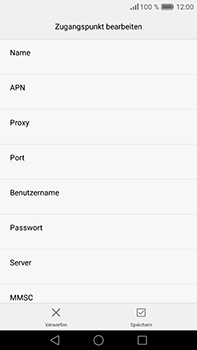 Huawei P9 Plus - Internet - Manuelle Konfiguration - 12 / 26