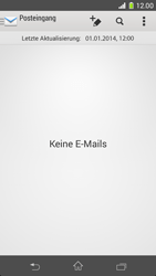 Sony Xperia Z1 Compact - E-Mail - Konto einrichten - 0 / 0
