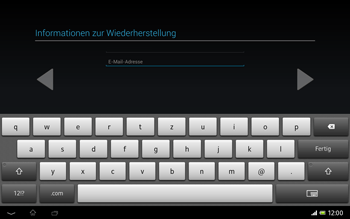 Sony Xperia Tablet Z LTE - Apps - Konto anlegen und einrichten - 16 / 27