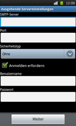 Samsung Galaxy S - E-Mail - Konto einrichten - 13 / 18
