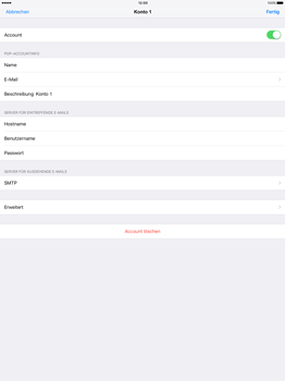Apple iPad Pro 12.9 inch - E-Mail - Konto einrichten - 2 / 2