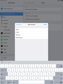 Apple iPad Pro 12.9 inch - E-Mail - Konto einrichten - 9 / 30