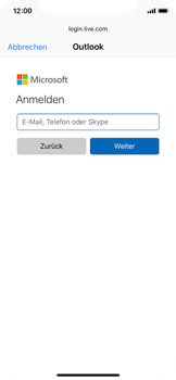 Apple iPhone X - E-Mail - Konto einrichten (outlook) - 2 / 2