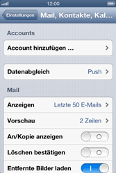 Apple iPhone 4 - E-Mail - Konto einrichten - 0 / 0