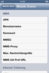 Apple iPhone 4 S - MMS - Manuelle Konfiguration - 7 / 12
