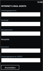 Nokia Lumia 800 - E-Mail - Konto einrichten - 2 / 2