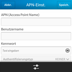 BlackBerry Q5 - Internet - Apn-Einstellungen - 1 / 1