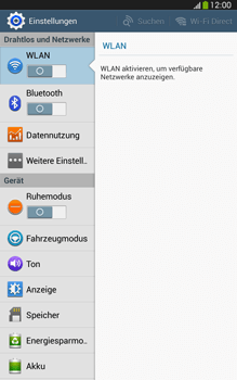 Samsung Galaxy Tab 3 8-0 LTE - Internet - Apn-Einstellungen - 1 / 1