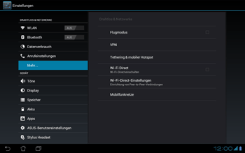 Asus Padfone - Internet - Manuelle Konfiguration - 6 / 25