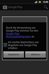 Sony Xperia Go - Apps - Konto anlegen und einrichten - 0 / 0