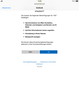Apple iPad mini 3 - E-Mail - Konto einrichten (outlook) - 1 / 1