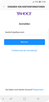 Samsung Galaxy S9 - E-Mail - Konto einrichten (yahoo) - 7 / 12