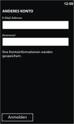 Nokia Lumia 610 - E-Mail - Konto einrichten - 0 / 0