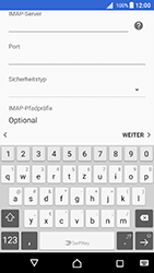 Sony Xperia X - E-Mail - Konto einrichten - 12 / 24
