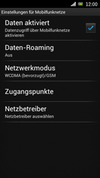 Sony Ericsson Xperia Ray mit OS 4 ICS - Internet - Apn-Einstellungen - 0 / 0