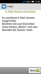 Alcatel Pop C7 - E-Mail - Konto einrichten - 2 / 2
