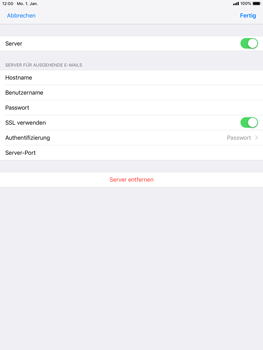 Apple iPad Air 2 - E-Mail - Konto einrichten - 18 / 27