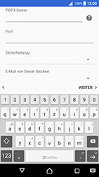 Sony Xperia X - E-Mail - Konto einrichten - 1 / 1
