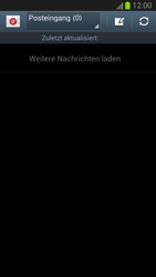 Samsung Galaxy S III - OS 4-1 JB - E-Mail - Konto einrichten - 0 / 0
