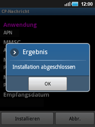 Samsung Galaxy Mini - Internet - Automatische Konfiguration - 9 / 11