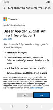 Samsung Galaxy S9 - E-Mail - Konto einrichten (outlook) - 9 / 14