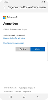 Samsung Galaxy S9 - E-Mail - Konto einrichten (outlook) - 7 / 14