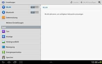 Samsung Galaxy Note 10-1 - Internet - Manuelle Konfiguration - 4 / 22