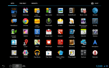Asus Padfone 2 - E-Mail - Konto einrichten - 1 / 1