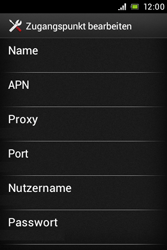 Sony Xperia Miro - Internet - Manuelle Konfiguration - 0 / 0