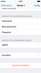 Apple iPhone 5s - E-Mail - Konto einrichten - 0 / 0