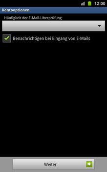 Samsung Galaxy Note - E-Mail - Konto einrichten - 1 / 1