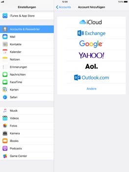Apple iPad Pro 9.7 inch - E-Mail - Konto einrichten - 1 / 1