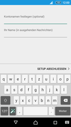 Sony E5823 Xperia Z5 Compact - E-Mail - Konto einrichten - 0 / 0